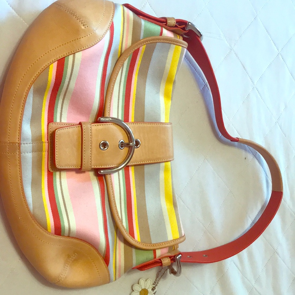 Colorful Coach hand bag